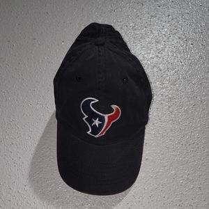 Black Houston Texans Adjustable Cap